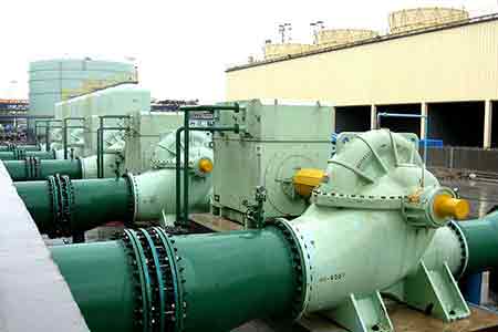 KPS系列单级双吸开云（中国）Kaiyun·官方网站在镇海炼化使用现场