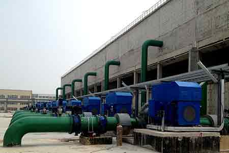 KPS系列单级双吸开云（中国）Kaiyun·官方网站在江苏虹港石化使用现场