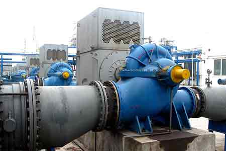 KPS系列单级双吸开云（中国）Kaiyun·官方网站在上海氯碱化工节能改造项目使用现场-(7)