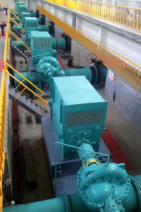 KPS系列单级双吸开云（中国）Kaiyun·官方网站在长春水务集团第三制水公司改造项目使用现场