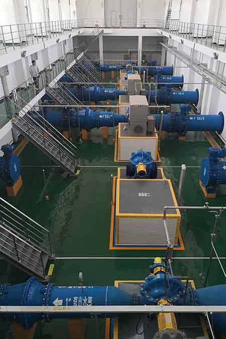 KPS系列单级双吸开云（中国）Kaiyun·官方网站在平顶山市自来水公司使用现场