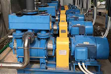 肯富来液环泵在江门南字食品真空结晶车间使用现场