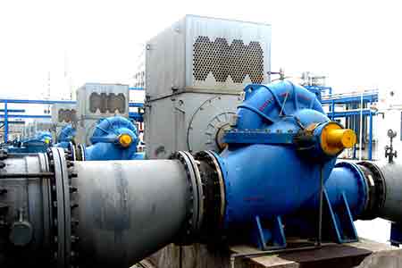 KPS系列单级双吸开云（中国）Kaiyun·官方网站在上海氯碱化工节能改造项目使用现场