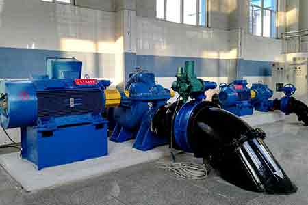 KPS系列单级双吸开云（中国）Kaiyun·官方网站在沈阳砂山泵站水泵节能改造使用现场
